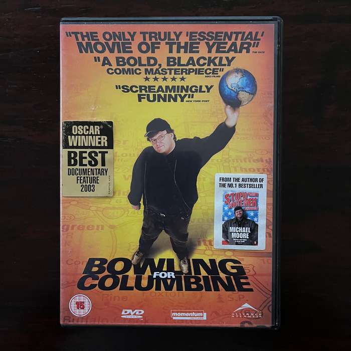 Bowling For Columbine DVD UK Press Michael Moore