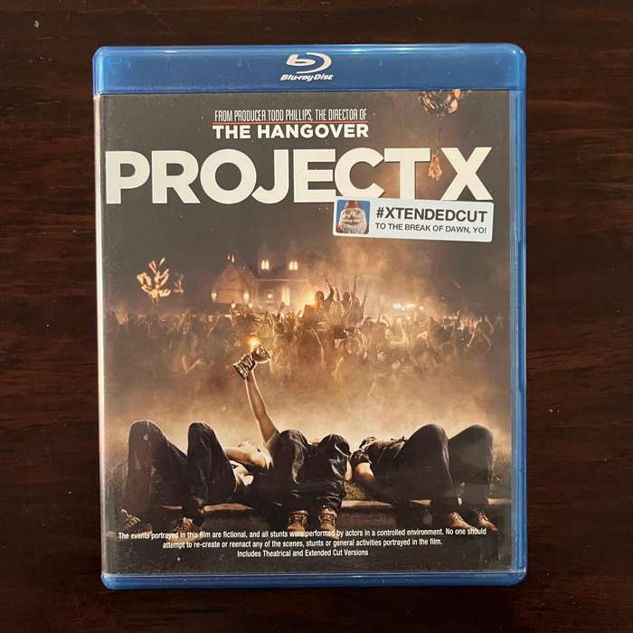 Project X - Extended Cut Blu Ray South African Press