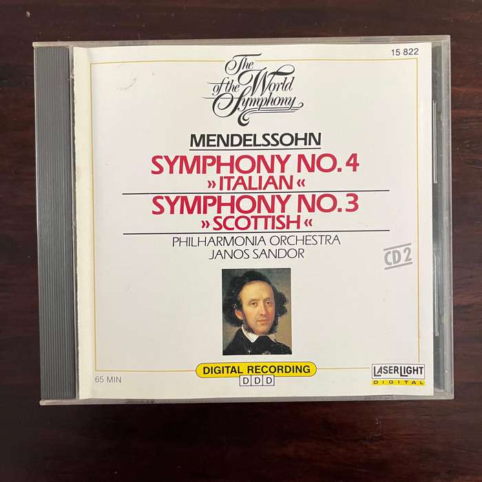 Mendelssohn - The World of the Symphony CD2 Import