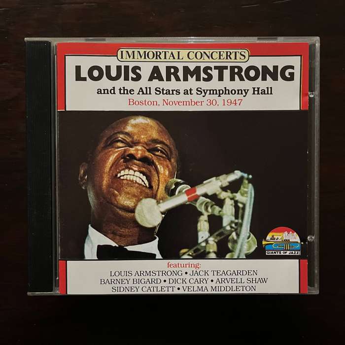 Louis Armstrong And The All Stars At Symphony Hall CD Giants of Jazz Import