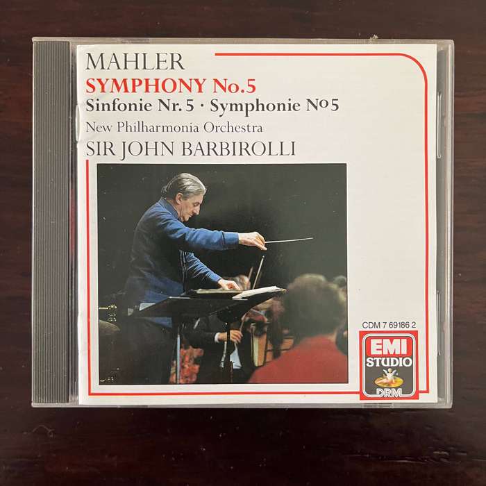 Mahler - Symphony No.5 - New Philharmonia / Barbirolli CD EMI Import