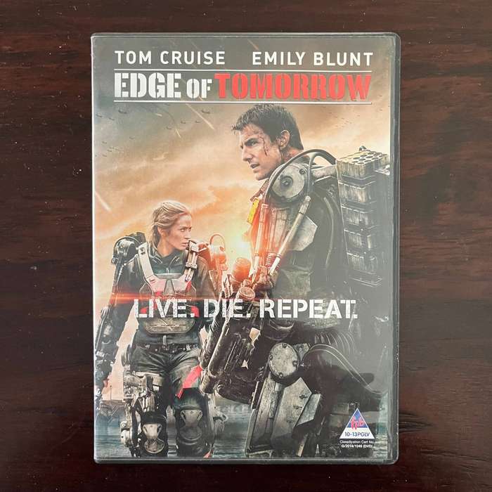 Edge Of Tomorrow DVD Tom Cruise South African Press
