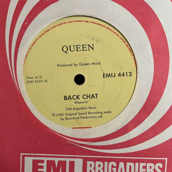 Queen - Back Chat / Staying Power Vinyl 7 Inch Single South African Press