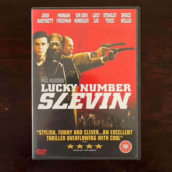Lucky Number Slevin DVD UK Press Morgan Freeman Josh Hartnett