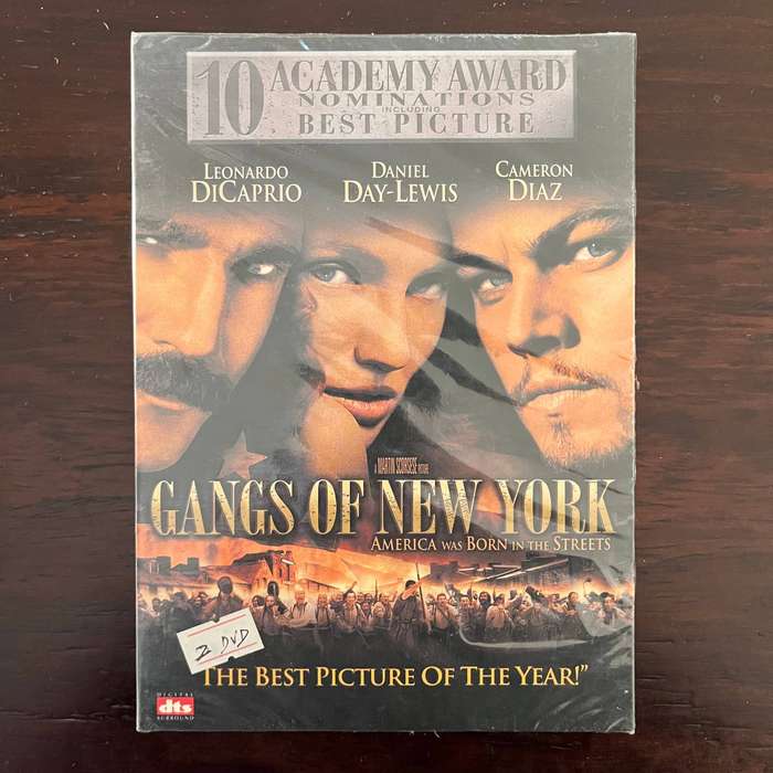 Gangs Of New York 2DVD Asian Press Martin Scorsese New and Sealed Region 1