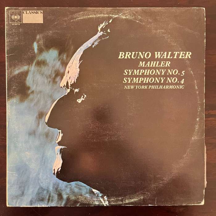 Bruno Walter / New York Philharmonic - Mahler Symphony No.4/5 Vinyl 2LP UK Press