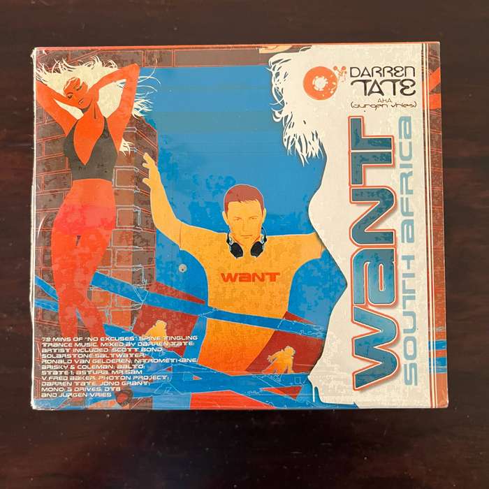 Darren Tate WANT South Africa CD Trance House New and Sealed