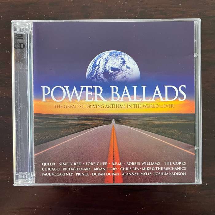 Power Ballads 2CD Compilation Queen Prince Duran Duran Roxette Roxy Music