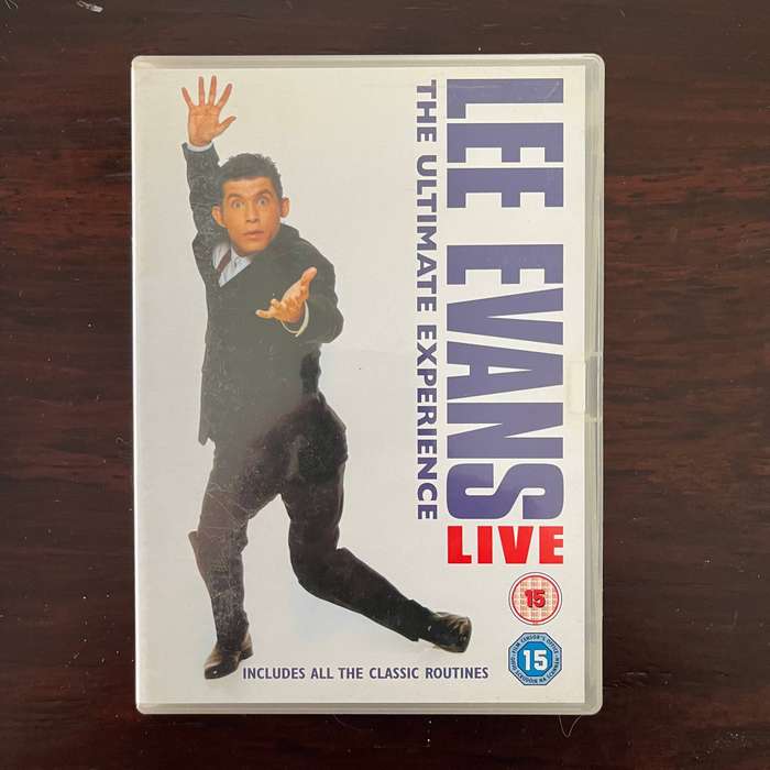 Lee Evans - Live The Ultimate Experience DVD UK Press