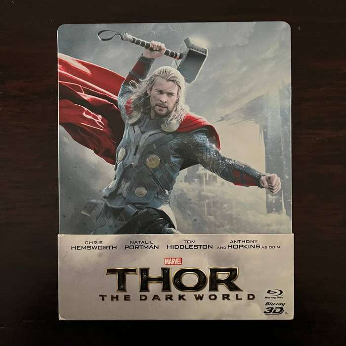 Thor - The Dark World Blu Ray Steelbook Two Disc 3D and Blu Ray