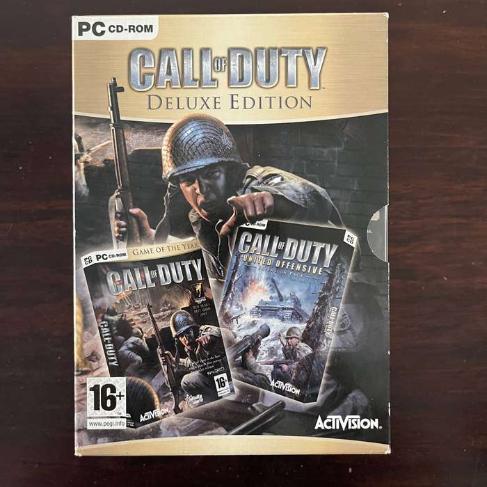 PC Game Call Of Duty Deluxe Edition Expansion Pack 4 Disc