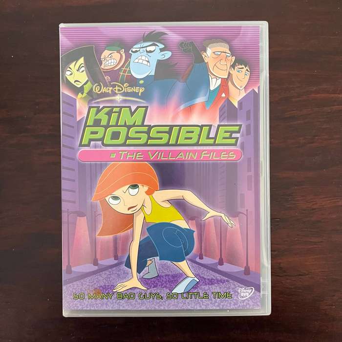 Kim Possible - The Villain Files DVD Disney South African Press