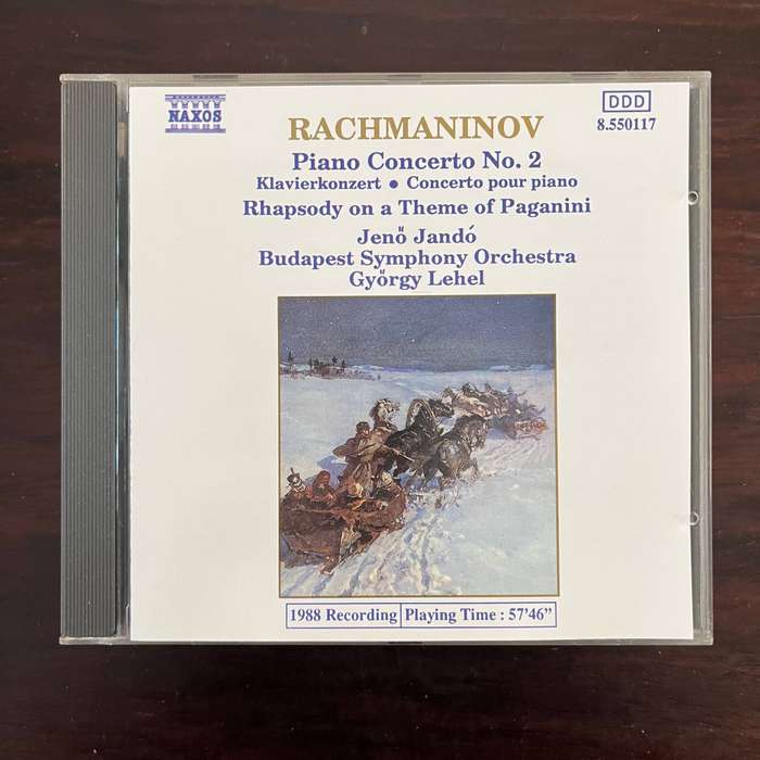 Rachmaninov - Piano Concerto No. 2 / Paganini CD Naxos Import