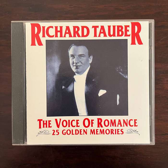 Richard Tauber - The Voice Of Romance CD UK Press