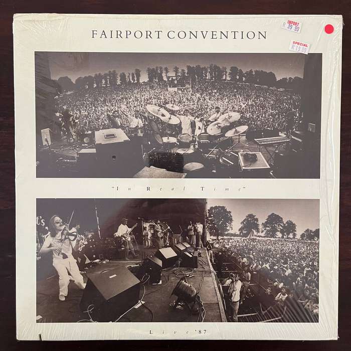 Fairport Convention - In Real Time (Live '87) Vinyl LP Folk Rock Canadian Press