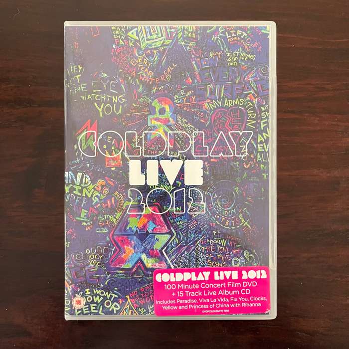 Coldplay - Live 2012 DVD and CD Two Disc South African Press (2)