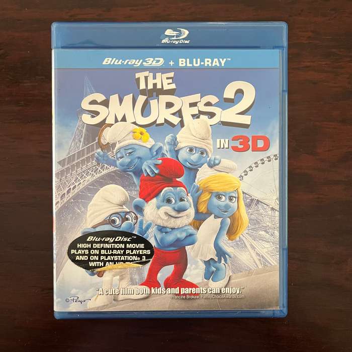 The Smurfs 2 Blu Ray 3D Import