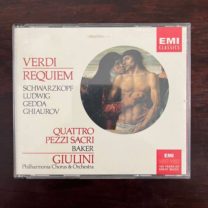 Verdi Requiem - Quattro Pezzi Sacri 2CD EMI Classics Dutch Press
