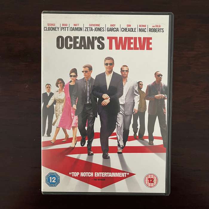 Oceans Twelve DVD UK Press George Clooney Brad Pitt