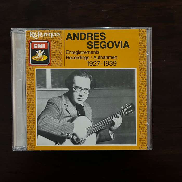Andrés Segovia - Enregistrements  Recordings - Aufnahmen 1927-1939 2CD EMI