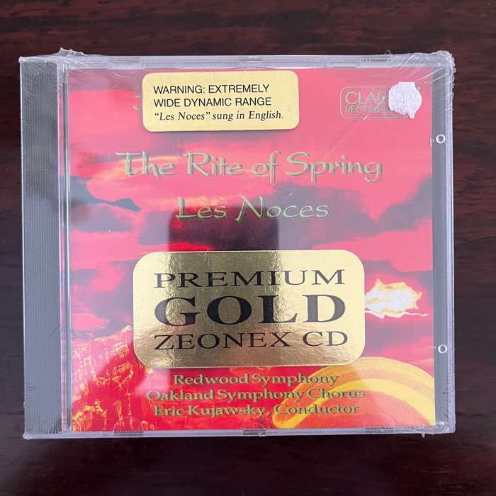 The Rite Of Spring / Les Noces - Igor Stravinsky CD Gold Disc New and Sealed
