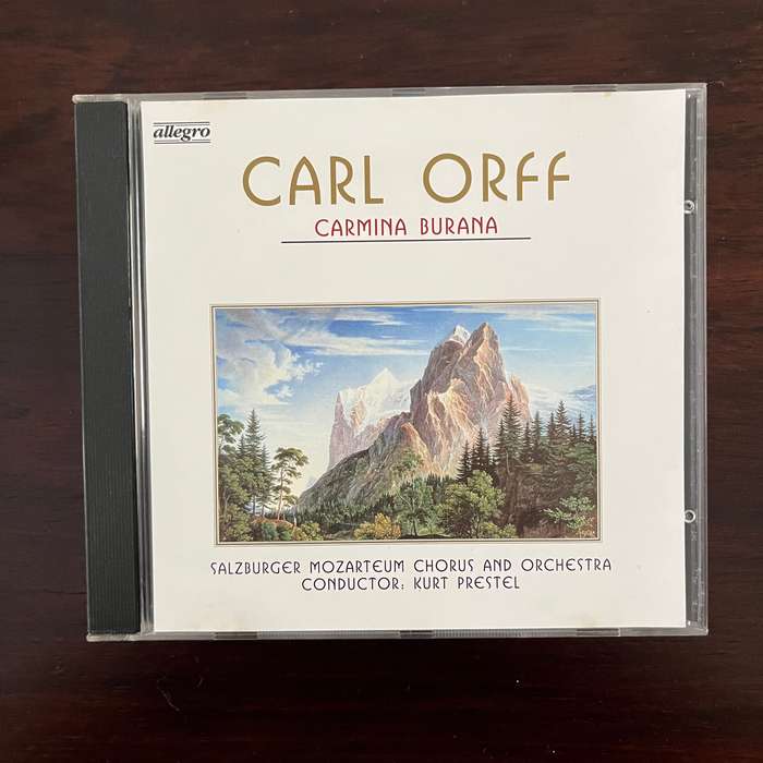 Carl Orff - Carmina Burana CD German Press