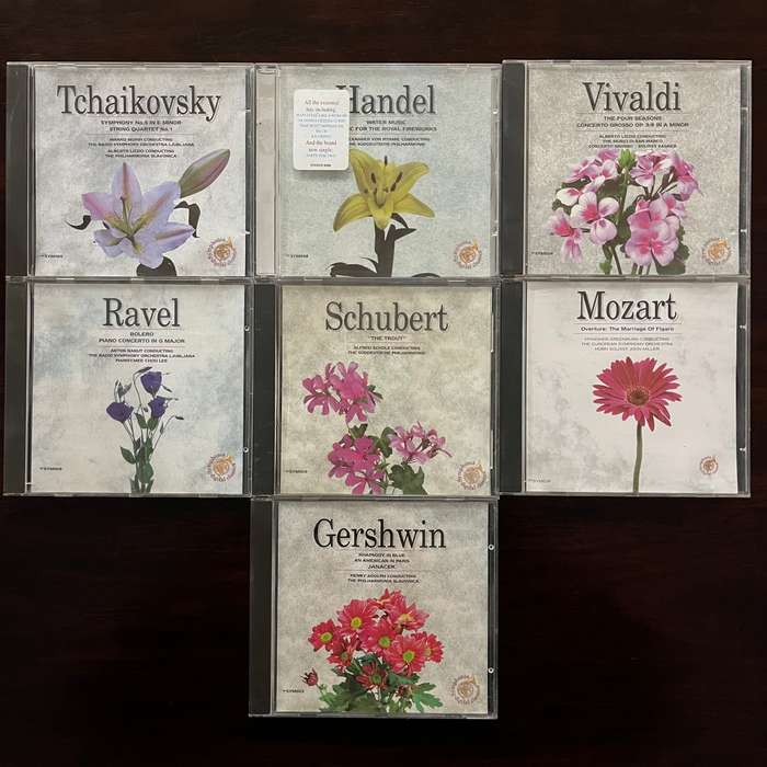 7CD Classical Lot Vivaldi Mozart Ravel Schubert Handel