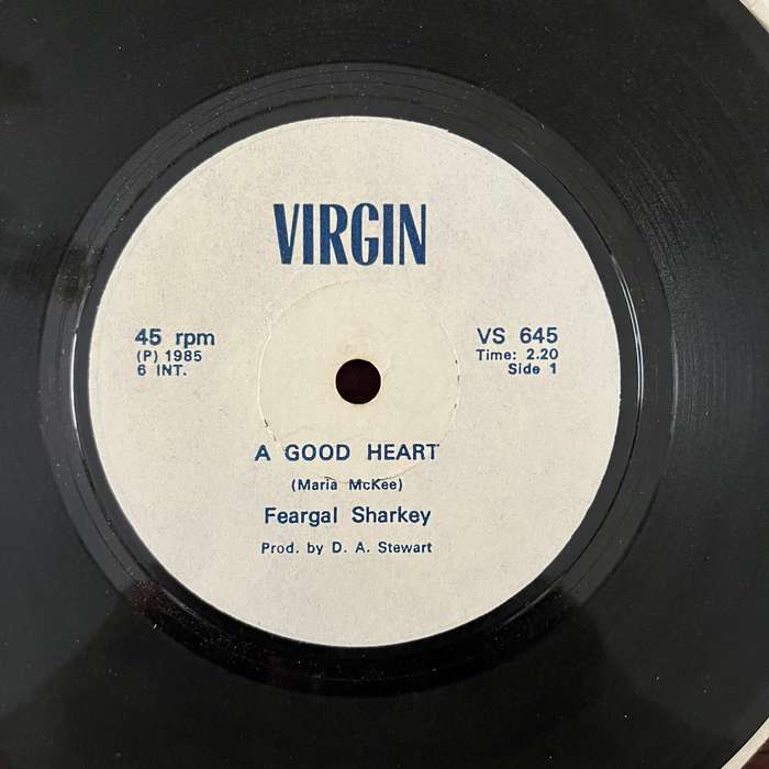 Feargal Sharkey - A Good Heart Vinyl 7 Inch Single Zimbabwe Press