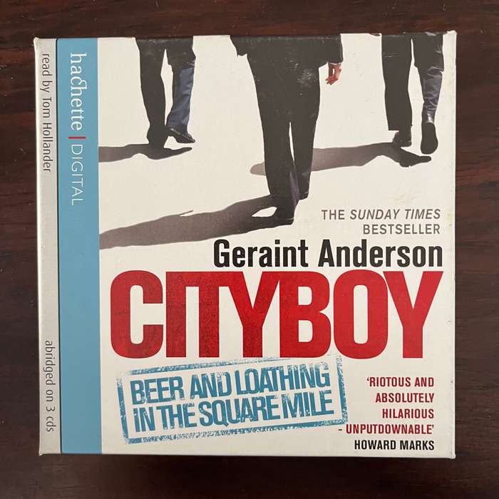 Geraint Anderson - Cityboy Audiobook 3CD