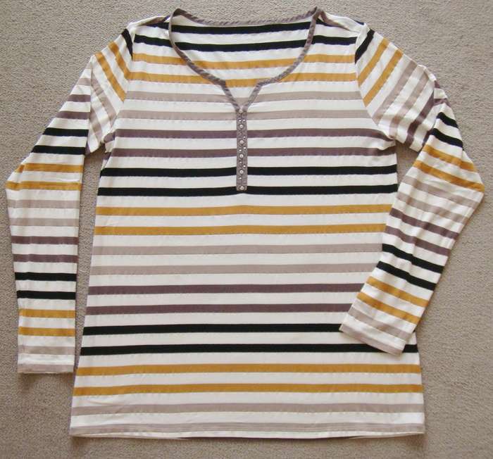 Ladies  Top  -   Size  medium -   Beautiful  beige/mustart/browns - BRAND NEW