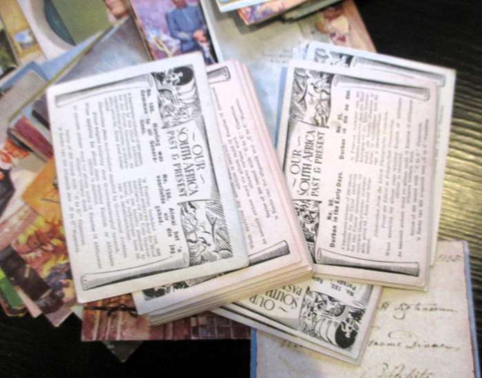 Lot of 98 Vintage Our South Africa Past and Present Cigarette cards.