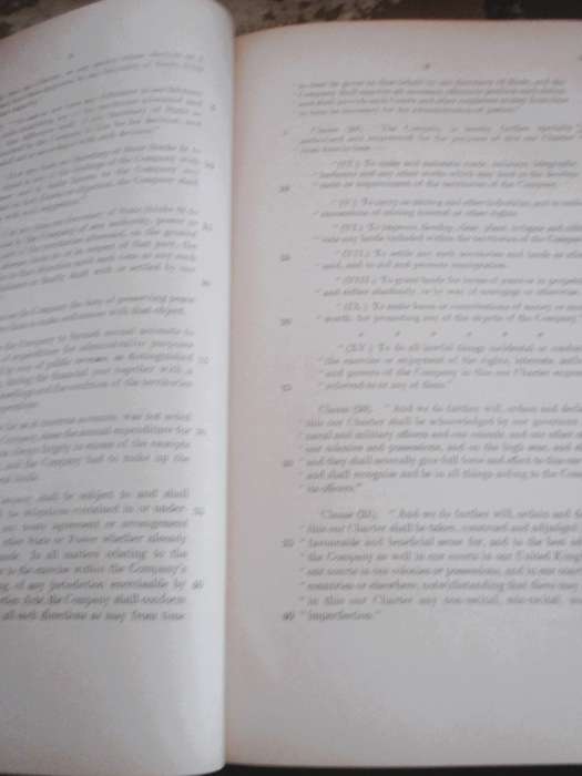 Antique Law Records in bind. 1914. Souther Rhodesia, BSAC v The Natives. Pleadings and Orders App B