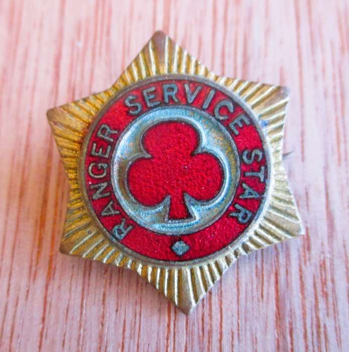Vintage Ranger Service Star Badge