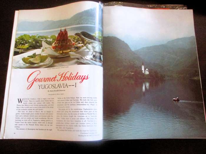 Vintage Gourmet Magazine,  Jan 1972, Jul 1973 and Feb 1980  As per photo.