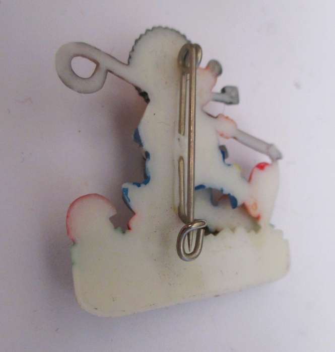 Vintage 1950's German Celluloid Souvenir Pin Collection