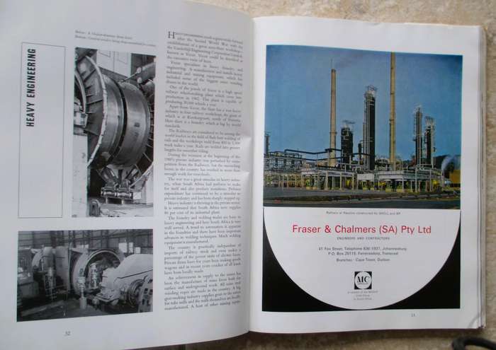 1967-68 Industrial Profile of South Africa, Frank de Freitas Hardcover, 144p