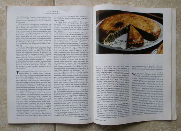 Vintage 1978 March, Gourmet Magazine of good Living. 124p