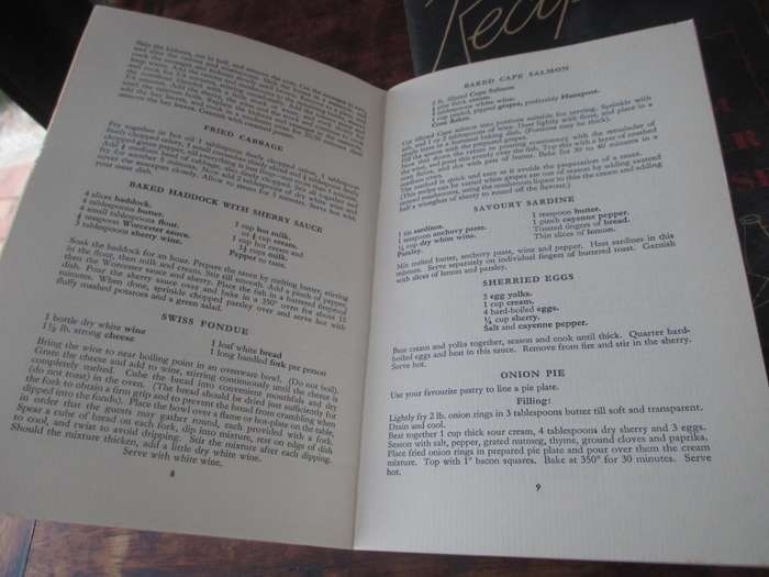 2 Vintage Cookbooks Cooking with Cape Wine and Milk, Cream, butter and Cheese. As per photo.