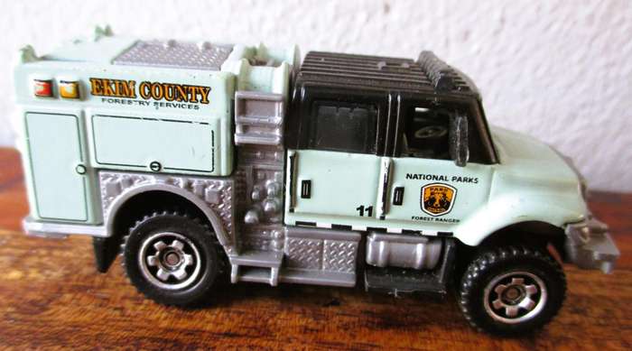Matchbox Car No 52 International Workstar Truck "Erim County Forestry"