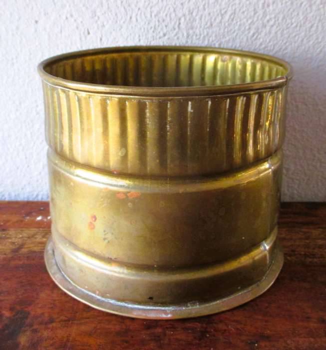 Vintage Brass Planter, 90x110mm