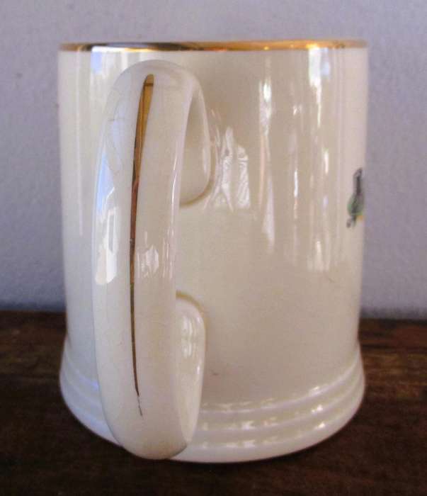 1960's Pin Up Girl Tankard Stein Beer Mug Lord Nelson Ware Elijah Cotton Ltd. Made In England