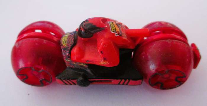 Hotwheel 2013 Mattel Motorcycle Team Red High Speed Bike