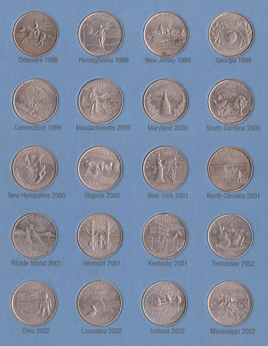 1999-2009 Statehood Quarters D MINT incl. DC and Territories Complete Set 56 qtr +4.