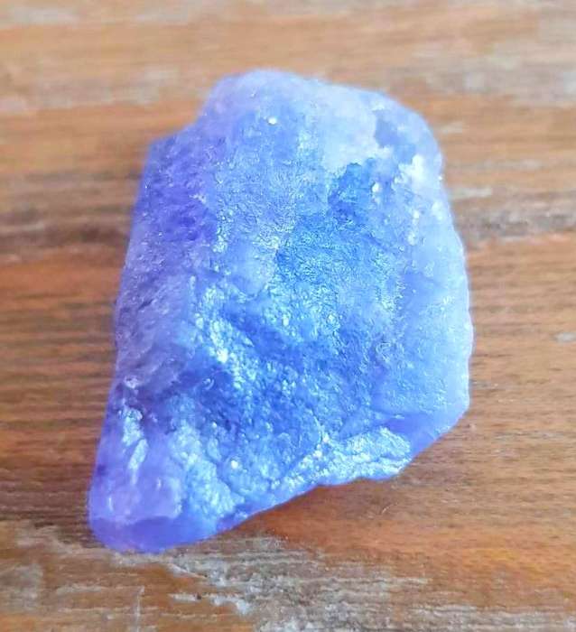 TANZANITE 43.46Cts. NATURAL VIOLET BLUE  ROUGH