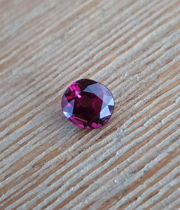 2.12ct Purplish Pink Rhodolite Garnet Cushion VS Natural  - Tanzania Gem