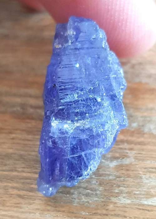 TANZANITE 36.27Cts. NATURAL VIOLET BLUE  ROUGH