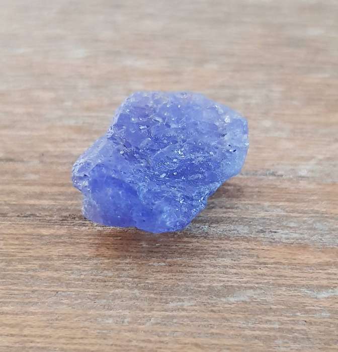 TANZANITE 25.03Cts. NATURAL VIOLET BLUE  ROUGH