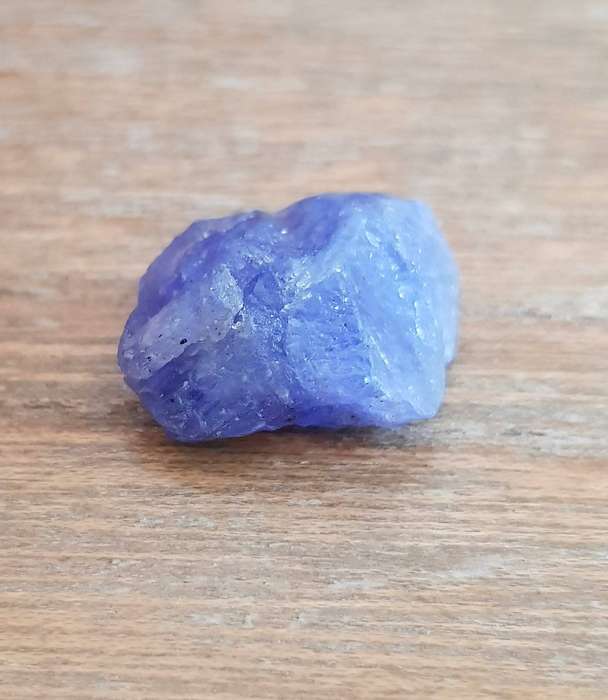 TANZANITE 25.03Cts. NATURAL VIOLET BLUE  ROUGH