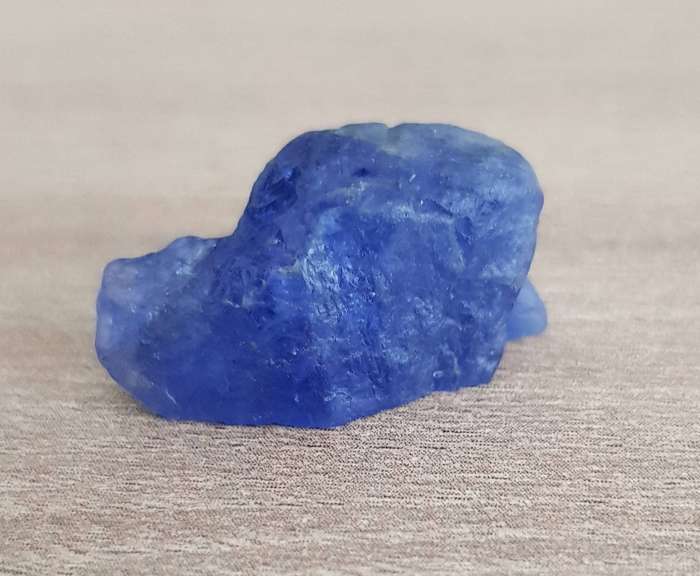 TANZANITE 25.95Cts. NATURAL VIOLET BLUE  ROUGH