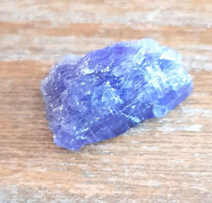 TANZANITE 36.27Cts. NATURAL VIOLET BLUE  ROUGH